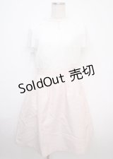 axes femme / ツイードドッキングワンピース M ピンク Y-25-03-07-094-AX-OP-SZ-ZS