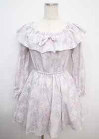 LIZ LISA / くま×花柄ワンピース 0 ラベンダー Y-25-03-07-095-LO-OP-SZ-ZT303