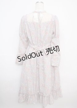 画像2: 【SALE】Kurumi Collaboration / KRハナジゴスリーブワンピース L 淡紫 Y-25-03-07-103-LO-OP-SZ-ZT062