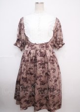画像1: 【SALE】m petit by misako / トワルドジュイワンピース LL 中桃 Y-25-03-07-105-LO-OP-SZ-ZT078 (1)