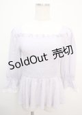 axes femme / シアーシャーリングブラウス F ラベンダー Y-25-03-07-014-AX-TO-SZ-ZI
