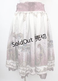 axes femme kawaii / グランドフィナーレミディスカート M ワイン Y-25-03-07-117-AX-SK-SZ-ZY