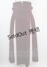 axes femme / センタージップロングスカート  ワイン Y-25-03-07-127-AX-SK-AS-ZY