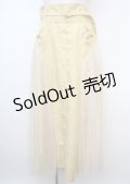 axes femme / サイドチュールロングスカート M イエロー Y-25-03-07-137-AX-SK-SZ-ZS