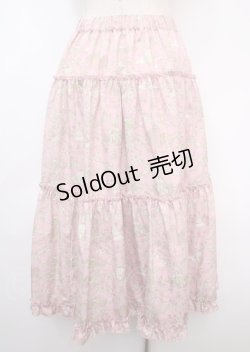 画像2: m petit by misako / NINA'Sギャザースカート M ピンク Y-25-03-07-145-LO-SK-SZ-ZY