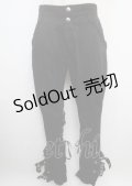 ALICE and the PIRATES / ベルトデザインレースアップパンツ MEN'S 黒 Y-25-03-07-150-PA-PA-SZ-ZY