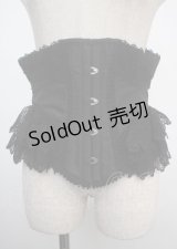 abilletage / Noir croixコルセット  黒 Y-25-03-07-155-GO-TO-SZ-ZY
