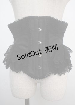 画像1: abilletage / Noir croixコルセット  黒 Y-25-03-07-155-GO-TO-SZ-ZY