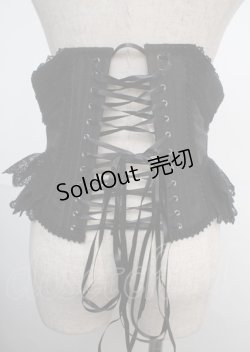 画像2: abilletage / Noir croixコルセット  黒 Y-25-03-07-155-GO-TO-SZ-ZY