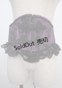 画像1: Dangerous nude / チャイナデザインコルセット  パープル Y-25-03-07-156-PU-TO-SZ-ZY