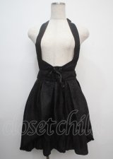 MR corset / ジャガードホルタースカート  黒 Y-25-03-07-160-PU-SK-SZ-ZY
