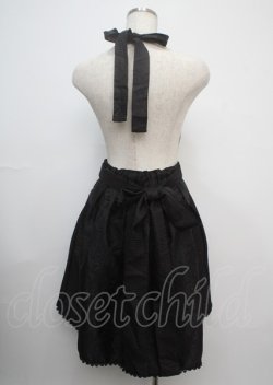 画像2: MR corset / ジャガードホルタースカート  黒 Y-25-03-07-160-PU-SK-SZ-ZY