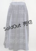 axes femme / サイドバックル柄切替スカート F 紺 Y-25-03-07-175-AX-SK-SZ-ZY