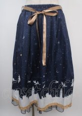 画像1: 【SALE】axes femme / ピーター・パン/プリントスカート  紺 Y-25-03-07-188-AX-SK-SZ-ZT340 (1)