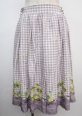 axes femme POETIQUE / シトロンフラワーリーススカート M ラベンダー Y-25-03-07-195-AX-SK-SZ-ZY