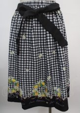 画像2: axes femme POETIQUE / シトロンフラワーリーススカート M 黒 Y-25-03-07-196-AX-SK-SZ-ZH (2)