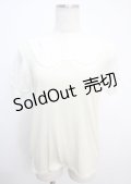 axes femme / コットンレース使い半袖プルオーバー M ミント Y-25-03-07-028-AX-TO-SZ-ZY