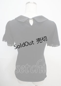 画像2: axes femme / はしごレース使いトップス M 黒 Y-25-03-07-031-AX-TO-SZ-ZY