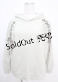 axes femme / ヨーク編み上げパーカープルオーバー M グリーン Y-25-03-07-039-AX-TO-SZ-ZY