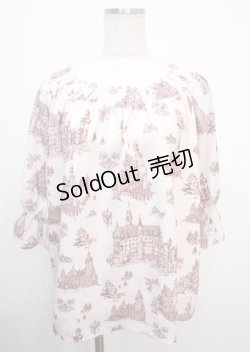 画像1: axes femme / シャトーPTブラウス  オフ Y-25-03-07-040-AX-BL-AS-ZY