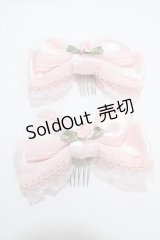 BABY,THE STARS SHINE BRIGHT / ローズギャレットリボンコーム  ピンク Y-25-03-10-007-BA-AC-SZ-ZY