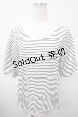 axes femme / ボリューム袖カットプルオーバー F 白 Y-25-03-10-068-AX-TO-SZ-ZI