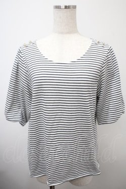 画像1: axes femme / ボリューム袖カットプルオーバー F 白 Y-25-03-10-068-AX-TO-SZ-ZY