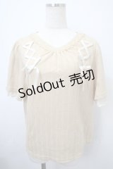 axes femme / レースアッププルオーバー F イエロー Y-25-03-10-070-AX-TO-SZ-ZI