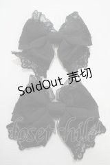 BABY,THE STARS SHINE BRIGHT / アモレットリボンコーム  黒 Y-25-03-10-008-BA-AC-SZ-ZY