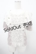 axes femme / ナポレオン風プルオーバー M モカ Y-25-03-10-078-AX-TO-SZ-ZI