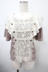 axes femme / ナポレオン風プルオーバー M モカ Y-25-03-10-078-AX-TO-SZ-ZI