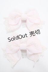 BABY,THE STARS SHINE BRIGHT / アモレットリボンコーム  ピンク Y-25-03-10-009-BA-AC-SZ-ZY