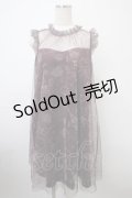 axes femme / トラベルチュール重ねワンピース M ワイン Y-25-03-10-096-AX-OP-SZ-ZY