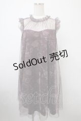 axes femme / トラベルチュール重ねワンピース M ワイン Y-25-03-10-096-AX-OP-SZ-ZY