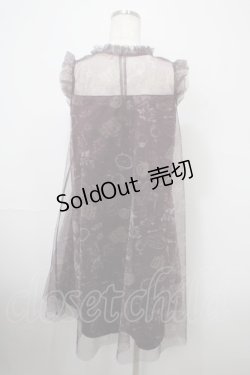 画像2: axes femme / トラベルチュール重ねワンピース M ワイン Y-25-03-10-096-AX-OP-SZ-ZY