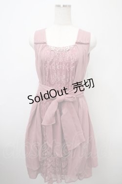 画像1: axes femme / 3WAYショール付きドレス M コイピンク Y-25-03-10-097-AX-OP-SZ-ZY