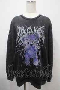 TRAVAS TOKYO / ピグメント加工クマトレーナー F パープル Y-25-03-10-107-PU-TO-SZ-ZT201