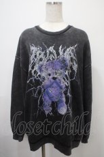 画像1: 【SALE】TRAVAS TOKYO / ピグメント加工クマトレーナー F パープル Y-25-03-10-107-PU-TO-SZ-ZT201 (1)