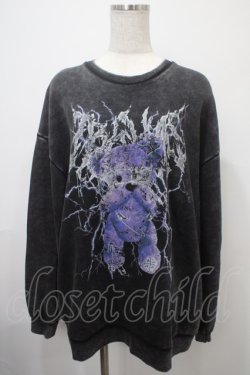 画像1: TRAVAS TOKYO / ピグメント加工クマトレーナー F パープル Y-25-03-10-107-PU-TO-SZ-ZT201