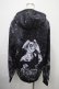 画像2: NieR Clothing / 総柄パーカー  黒 Y-25-03-10-115-PU-TO-SZ-ZY (2)