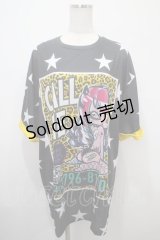HYPER CORE / CALL ME Tシャツ F 黒 Y-25-03-10-120-PU-TO-SZ-ZY