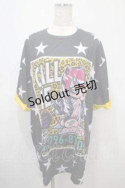 画像1: HYPER CORE / CALL ME Tシャツ F 黒 Y-25-03-10-120-PU-TO-SZ-ZY