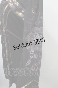 画像3: Ozz oneste / メッシュ重ねチャイナチュニック  黒 Y-25-03-10-126-OO-OP-SZ-ZY