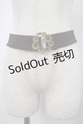 axes femme / 向日葵リースゴムベルト  茶 Y-25-03-10-016-AX-ZA-SZ-ZY