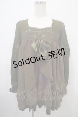 Ozz oneste / レイヤード風チャイナチュニック  カーキ Y-25-03-10-130-OO-OP-SZ-ZT0424Y