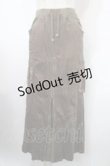 Ozz Croce / ミリタリースカート  カーキブラウン Y-25-03-10-131-OO-SK-SZ-ZY