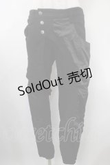 Ozz Croce / レッグカバー付きパンツ  黒 Y-25-03-10-136-OO-PA-SZ-ZY