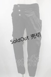 Ozz Croce / レッグカバー付きパンツ  黒 Y-25-03-10-136-OO-PA-SZ-ZY
