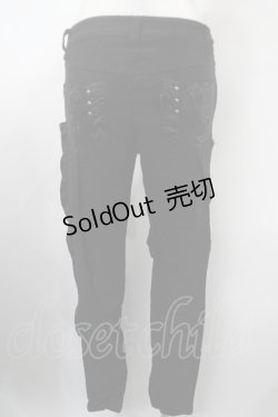 画像2: Ozz Croce / レッグカバー付きパンツ  黒 Y-25-03-10-136-OO-PA-SZ-ZY
