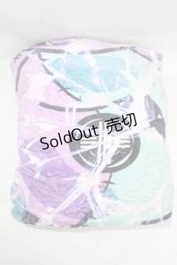 画像1: NieR Clothing / シングルサイズフランネル毛布  紺 Y-25-03-10-022-PU-ZA-SZ-ZY